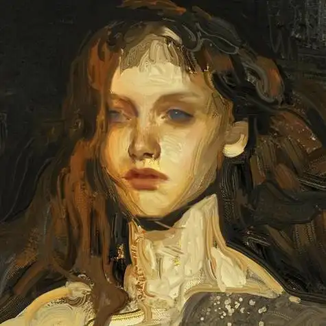 油画风头像 油画风头像女
