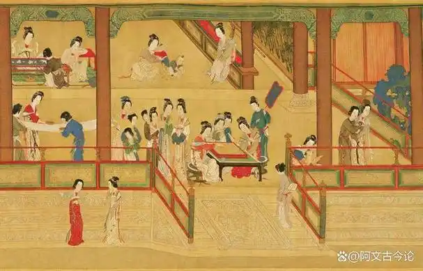 唐代卷轴画暗藏玄机以挥扇仕女图为例带你感受美观的家具