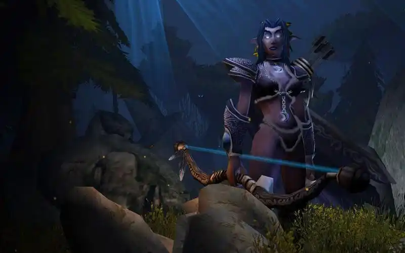 魔兽争霸3冰封王座 暗夜精灵战役通关视频(困难)