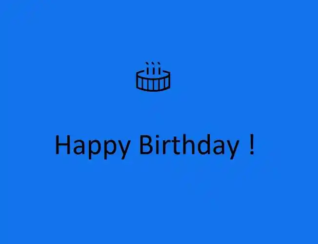 亲爱的自己,生日快乐,happy birthday,名言,蓝,动漫壁纸,大图,二次元