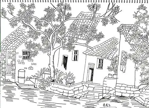 『大班』风景线画