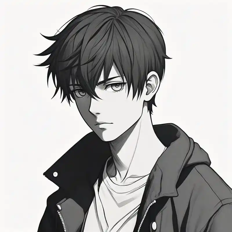 伤感头像男生,丧系高冷动漫男头