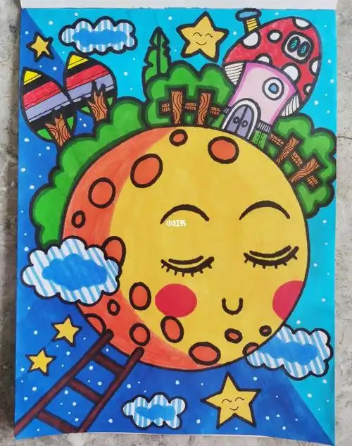 人美版三年级美术上册画画作业