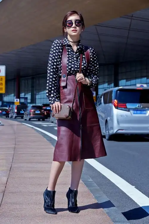 秦海璐启程米兰时装周