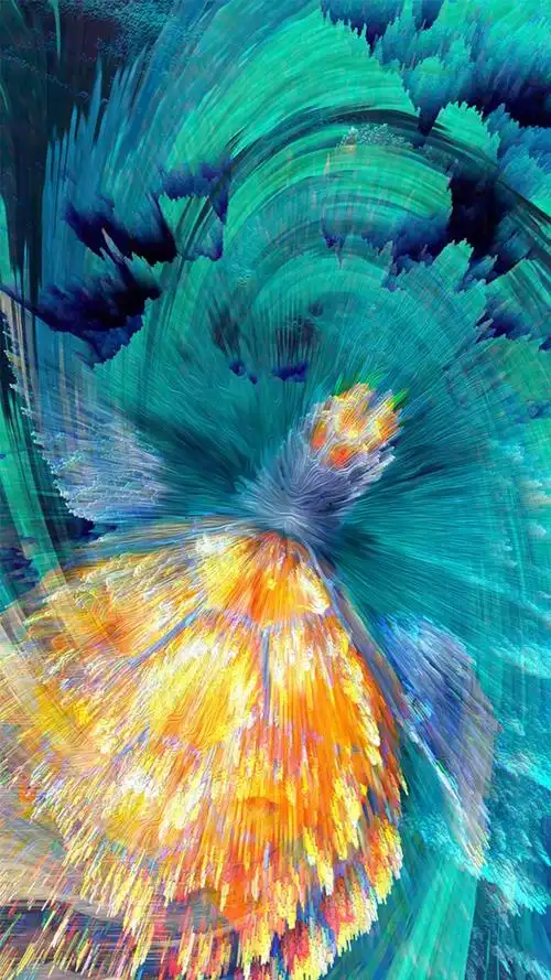 立体梦幻海龟,另类-手机壁纸