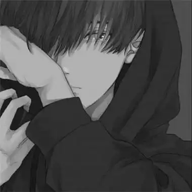 动漫黑白色头像男生高冷