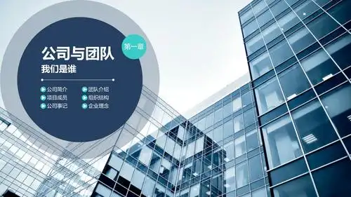 高端简洁现代商务风公司商业计划书ppt模板-ppt家园