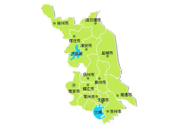 截至2017年11月底,江苏省共辖13个地级市,22个县级市,19个县,55个市