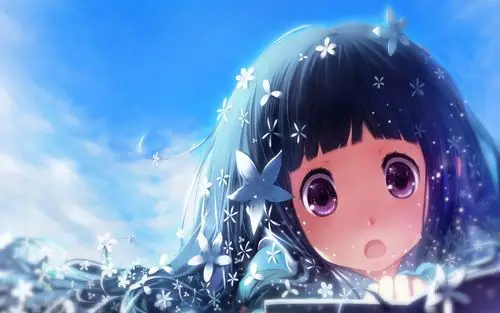 日本动漫冰菓动人少女桌面壁纸