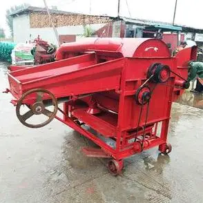 江苏射阳县水稻芋子脱粒机125型电动打麦机贵州荞麦燕麦脱粒机
