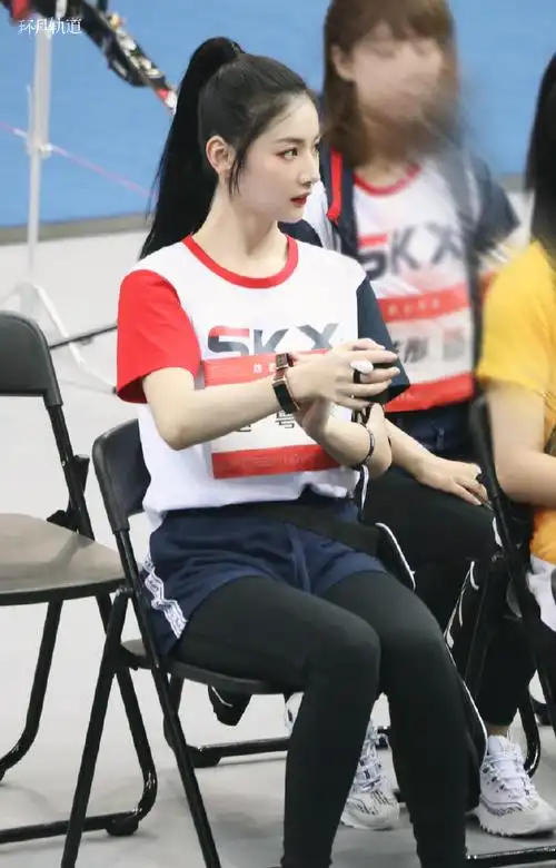 赵粤十环#93#赵粤长发#女子射箭候场@硬糖少女303-赵粤