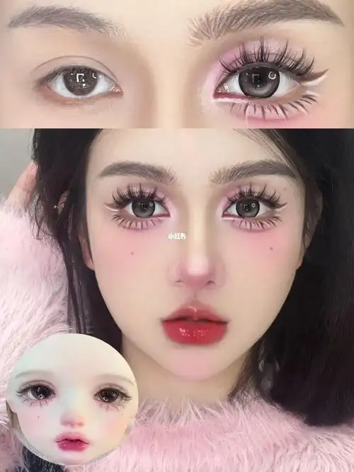 bjd娃娃妆容  #化妆教程  #新手化妆