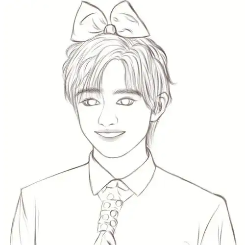 有没有和我一样只想画草稿不想上色的