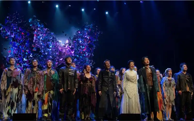 音乐剧蝶1231返场谢幕上海视觉艺术学院音乐剧系德稻实验班