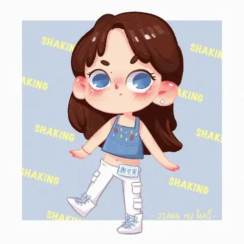 谢可寅-手绘-头像-给老子出道!