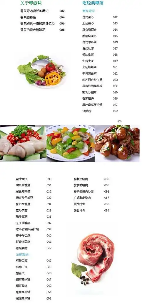 粤菜菜谱大全带图片和做法(粤菜菜谱大全带图片和做法窍门)