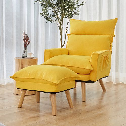 躺椅卧室阳台家用休闲靠背椅单人午睡午休折叠椅子舒适懒人沙发椅