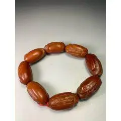 老玉良渚文化高古玉珠串