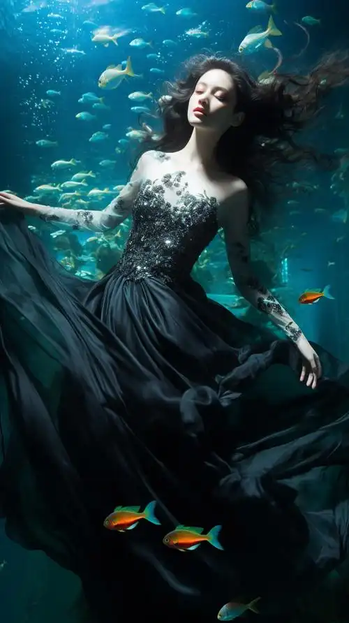 美女水下写真,美到令人窒息