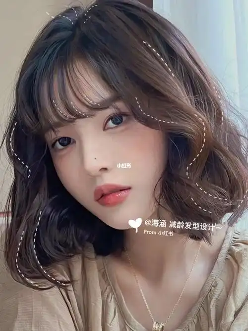 减龄短发港风复古法式烫发短发这样烫好看