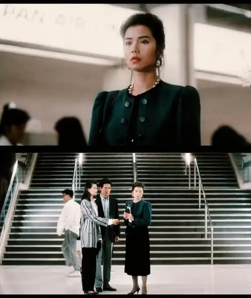 美哭了88年流金岁月钟楚红的穿搭