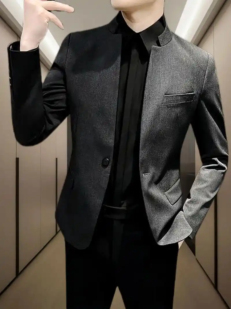 痞帅新中式西装,男士高级感必备! 朋友们