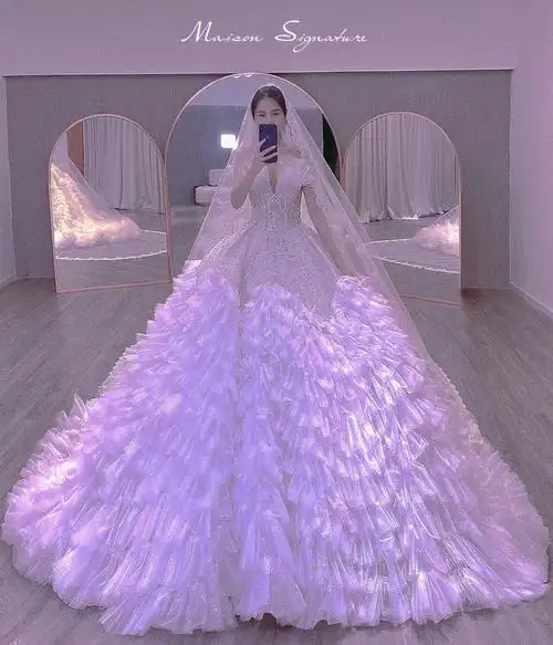 9款奢华宫廷主婚78哪一款最让你芳心暗许