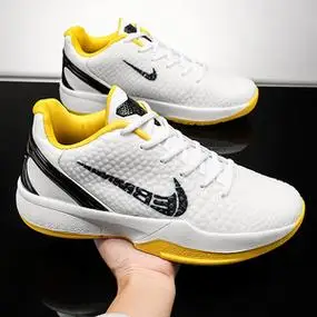 科比5李小龙篮球鞋科比4代实战战靴zk6青蜂侠黑曼巴球鞋摩擦会响