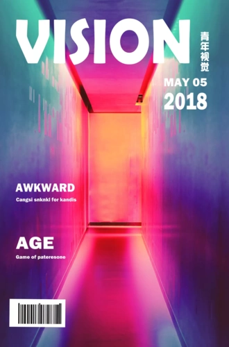 青年视觉杂志封面-海报设计作品|公司-特创易·go