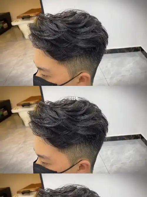 男士发型  #港风侧背  #港风侧背头  #黄宗泽同款发型  #深圳烫发