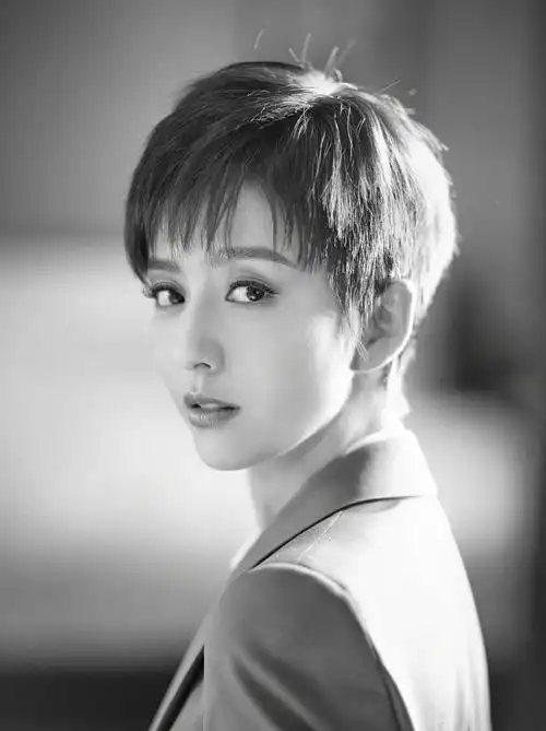 佟丽娅图片 佟丽娅短发西装帅气图片,明星,美女,性感,帅气,短发,演员