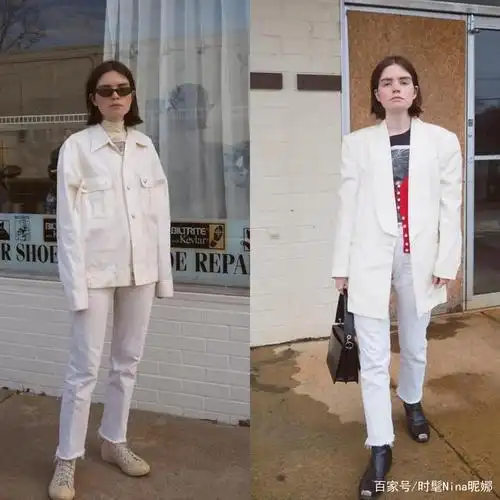 白裤子高级又时髦,上衣和鞋履怎么搭配?这份穿衣指南告诉你