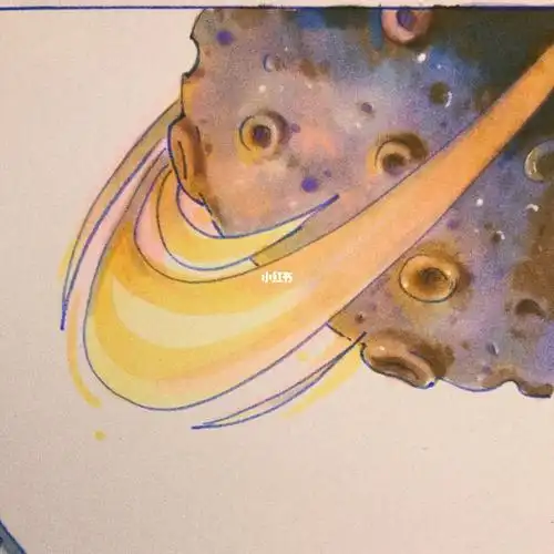 马克笔渐变效果什么是快乐星球