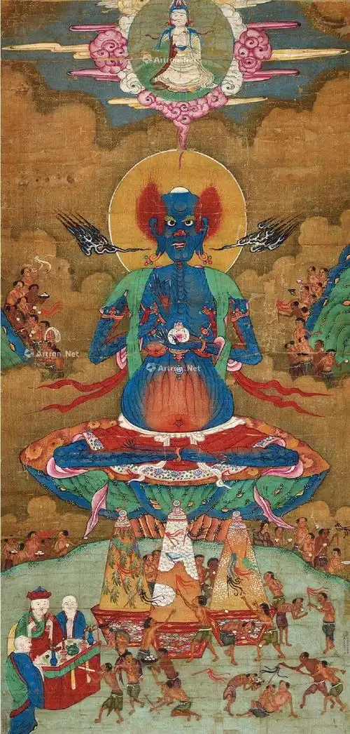 面燃大士焰口鬼王.