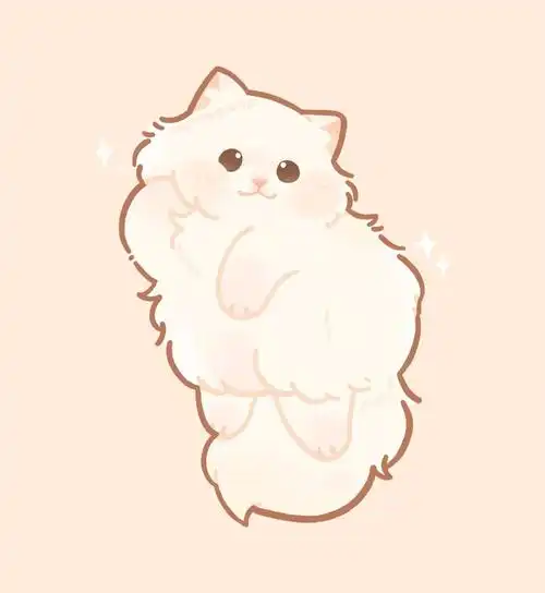 可爱的小猫咪 插画师 kapebeans