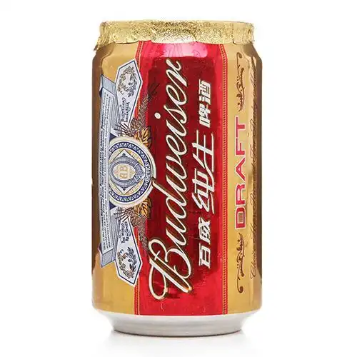 budweiser百威纯生啤酒罐装330ml
