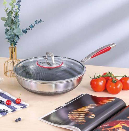 康巴赫 cdx32a1德系蜂窝316双面屏不粘炒锅家用不粘锅平底锅32cm