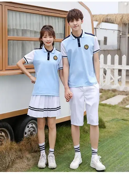 武汉定做中学生校服中学生校服定制厂家学院风运动套装云