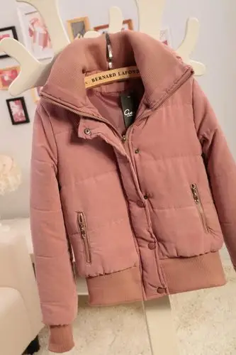 2013秋冬新款百搭休闲保暖修身女式棉衣棉服外套批发8544代发代理