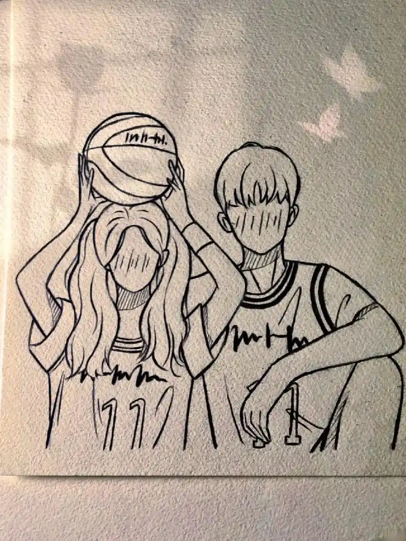 简笔画教程 #青春绘画 #少年感 #画画 #手绘  - 抖音