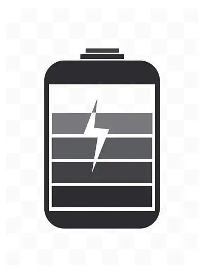 充电中黑白 i>安 /i>卓电池素材