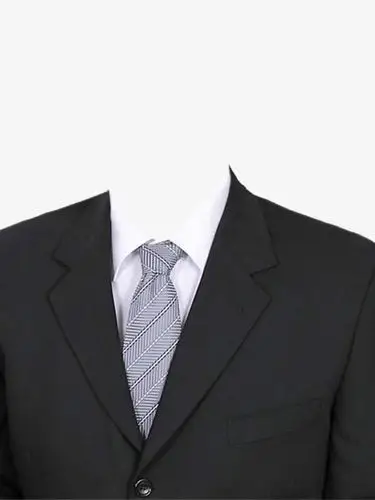 灰色领带黑色西装免抠素材免费下载_觅元素51yuansu.com