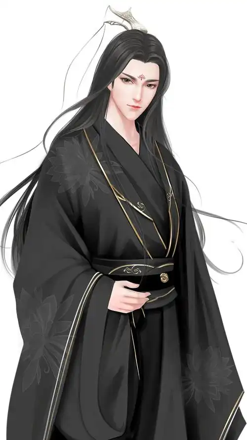 古风黑衣壁纸心中有丘壑眉目做山河