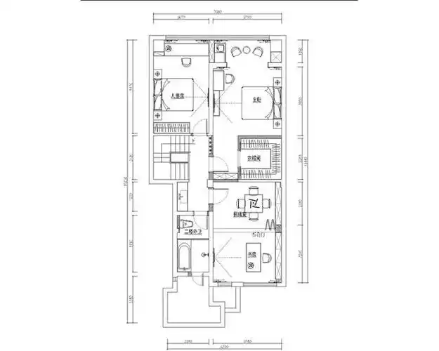 以下就是本套万科璞悦湾小区200平米复式房子的户型图.