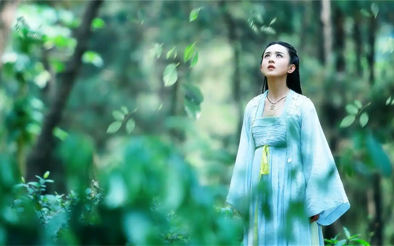 古典美女赵丽颖花千骨电脑桌面壁纸下载