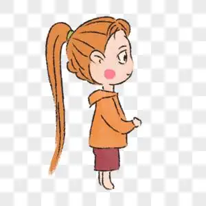 站着的女孩图片