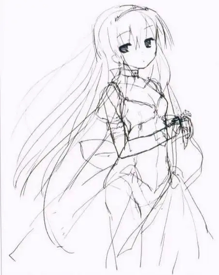 动漫人物草稿画法教程!