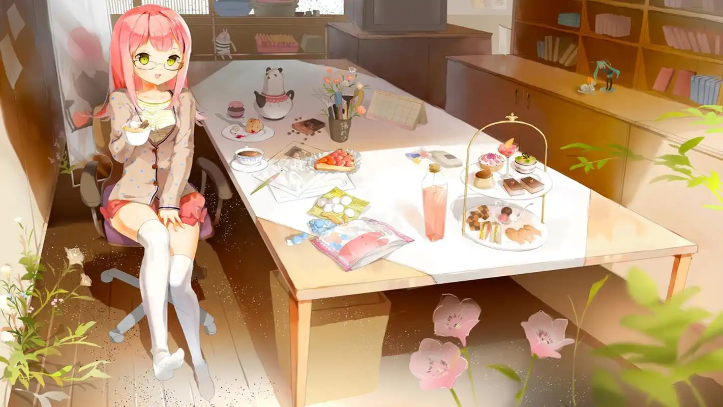 超美二次元动漫少女图片桌面壁纸