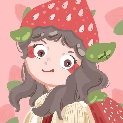 原创水果女孩头像分享|绘画群分享