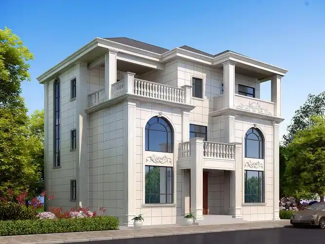 室外 别墅外观效果图